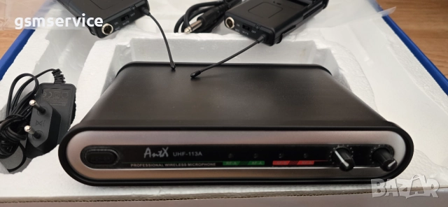 Двоен дистанционен микрофон AntX uhf 113a, снимка 2 - Микрофони - 52923588