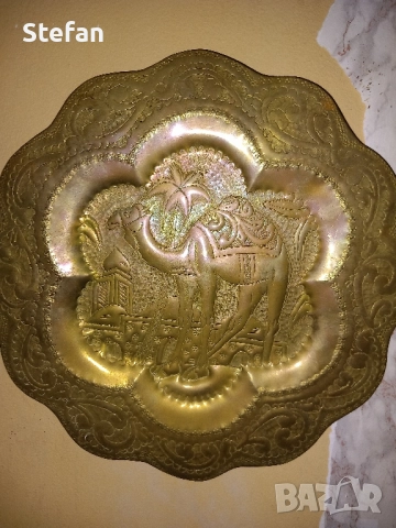 Месингови паници за стена, снимка 8 - Други ценни предмети - 4205525