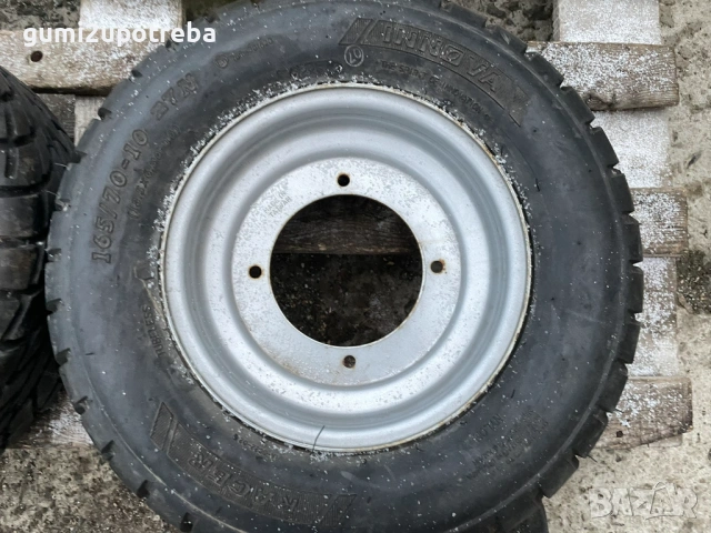10 цола Предни Джанти 4х155 за ATV гуми 8,5х6,5-10 / 165/70-10, снимка 3 - Гуми и джанти - 53157253