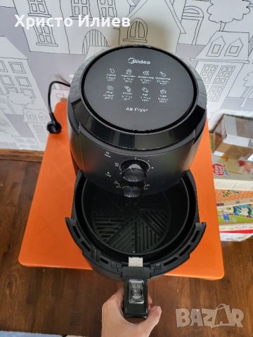 Фритюрник с горещ въздух Midea Air fryer ЕЪР ФРАЙЪР 3,5л , 1500W, снимка 14 - Фритюрници - 45777403