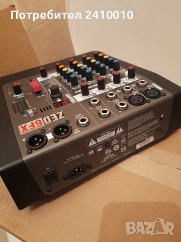 Продавам чисто нов Миксер ALLEN/ HEATH ZED6 FX, снимка 3 - Ресийвъри, усилватели, смесителни пултове - 53065693