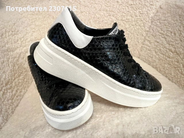 Дамски кецове от естествена кожа Galdini, снимка 3 - Кецове - 52354401