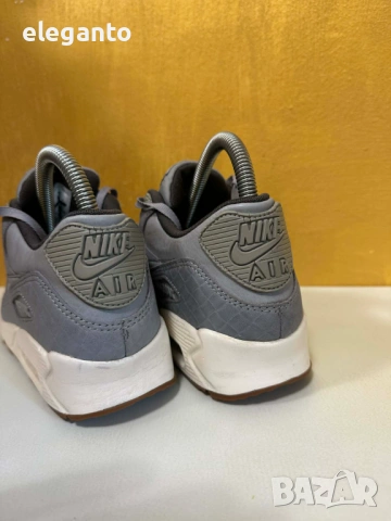 Оригинални маратонки Nike Air Max 90 Premium Wolf Grey  Limited edition , №38, снимка 6 - Маратонки - 53627438