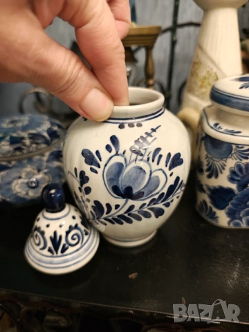 Делфт прекрасни порцеланови бурканчета, снимка 5 - Аксесоари за кухня - 50660053