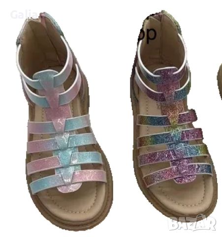 Многоцветни детски сандали за момиче, снимка 3 - Детски сандали и чехли - 45253297