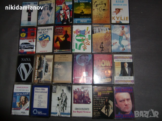 Продавам аудиокасетки с музика ефтино