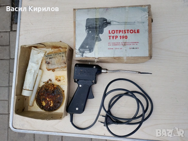 Индукционен Поялник ГДР производство , снимка 6 - Други инструменти - 53788103