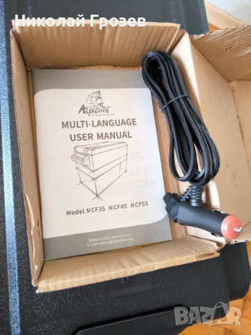 Преносим хладилник с фризер Alpicool NCF35 от -20°C до +20°C, снимка 4 - Други стоки за дома - 53817573