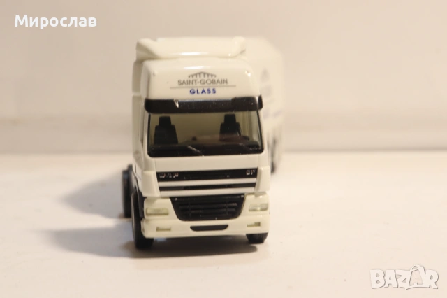 HERPA H0 1/87 DAF ПРЕВОЗ НА СТЪКЛО КАМИОН МОДЕЛ, снимка 4 - Колекции - 53883383