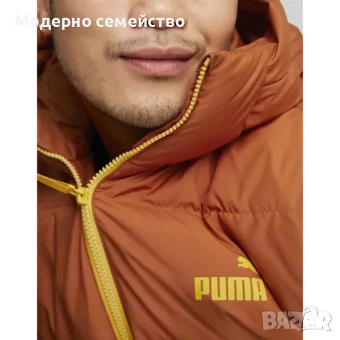 Мъжко зимно яке PUMA Power Hooded Down Puffer Jacket Multicolor, снимка 2 - Якета - 48048965