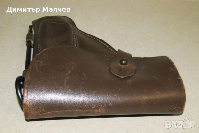 Кобур за пистолет Макаров 1974 г., с шомпол, съвсем запазен, снимка 4 - Антикварни и старинни предмети - 46304675