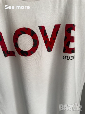 GUESS дамска тениска L, снимка 3 - Тениски - 53572692