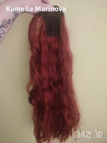 Синтетична опашка , снимка 2 - Аксесоари за коса - 54065782