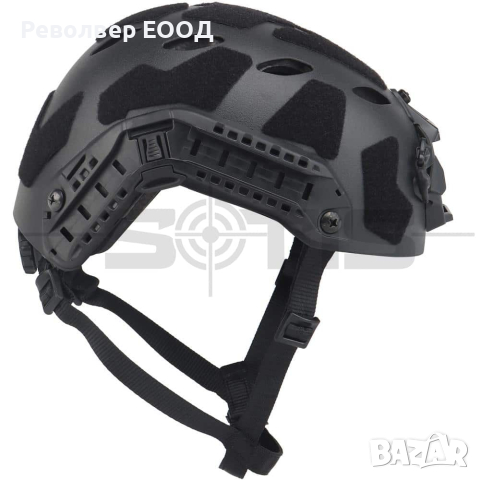 КАСКА NP FAST RAILED SF AIR HELMET – BLACK, снимка 3 - Екипировка - 45056892