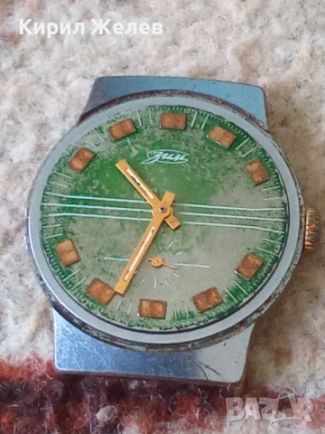 Механизъм с циферблат от стар ръчен часовник 52131, снимка 5 - Мъжки - 52273310