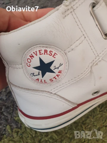 Уникални ретро кожени кецове Converse Унисекс, снимка 7 - Кецове - 51318886