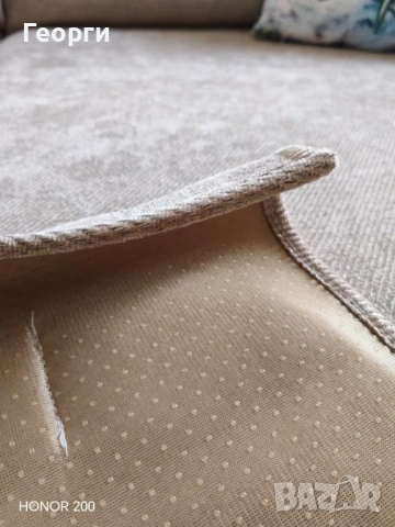 Меко протекторно покривало за ъглов диван от шенил., снимка 5 - Други - 53909278