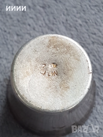 Посребрена чаша 6 бр, снимка 3 - Антикварни и старинни предмети - 52288068