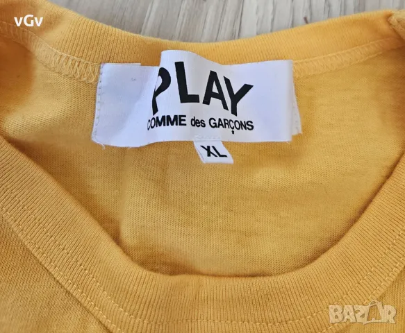 Мъжка тениска Comme Des Garcons Play Slim - L/XL, снимка 4 - Тениски - 46947630