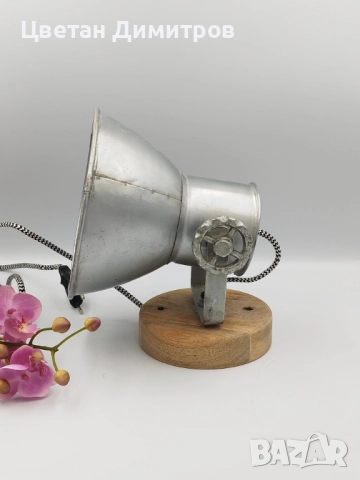 Холандска индустриална лампа, снимка 7 - Настолни лампи - 51963473