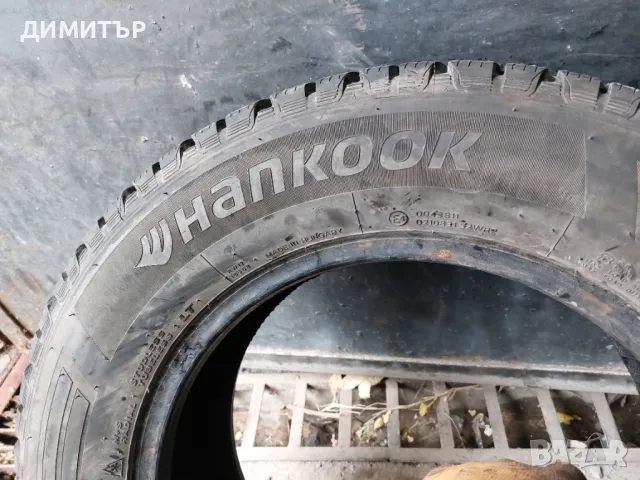 2БР.ЗИМНИ ГУМИ HANKOOK 215/65/16C 109T DOT 3223, снимка 4 - Гуми и джанти - 48725882