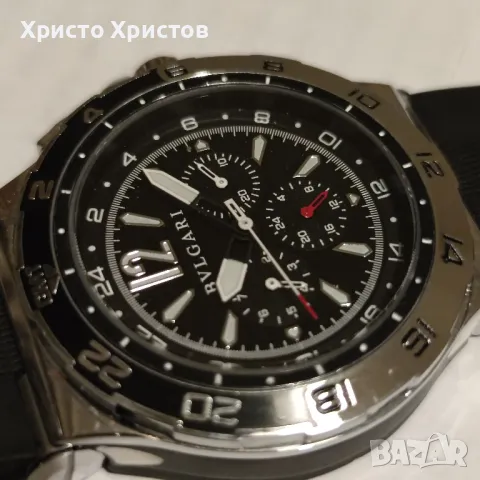 Мъжки луксозен часовник BVLGARI X-Pro DIAGONO PROFESSIONAL , снимка 11 - Мъжки - 32539621