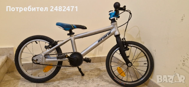 Алуминиева детско колело 16" за деца 3-6г, снимка 6 - Велосипеди - 53727172