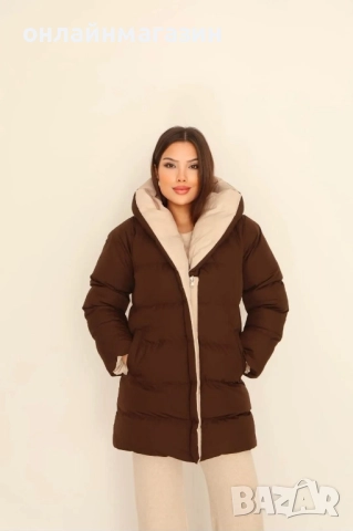 Дамски зимни якета Двулицеви , снимка 2 - Якета - 52584639