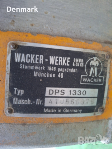 Дизелова трамбовка виброплоча wacker , снимка 6 - Други машини и части - 53088973