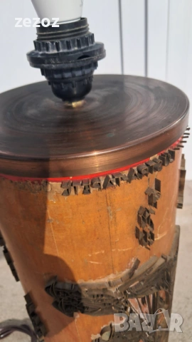 Индустриална подова лампа, снимка 6 - Настолни лампи - 53813693