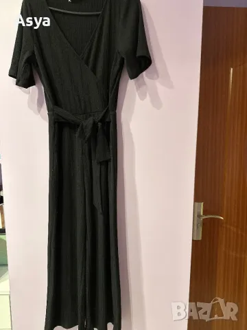 Черен дамски гащеризон , снимка 2 - Гащеризони - 49958724