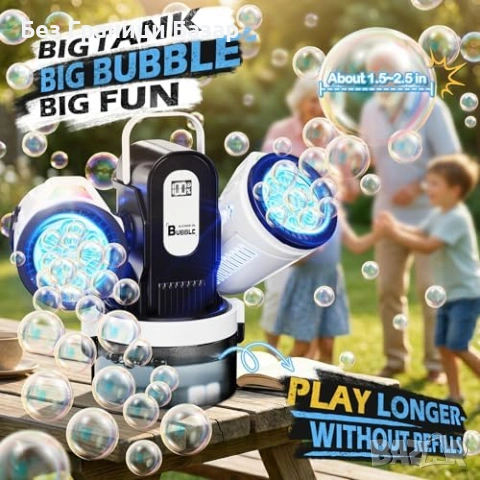 Нова Акумулаторна машина за балони мехурчета с RGB светлини и дистанционно, снимка 5 - Други - 54208107