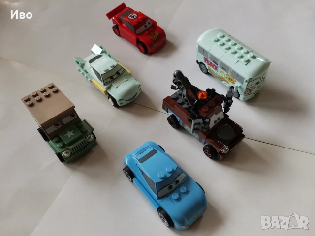 LEGO Cars. Лего фигурки от филмчето " Колите ".
