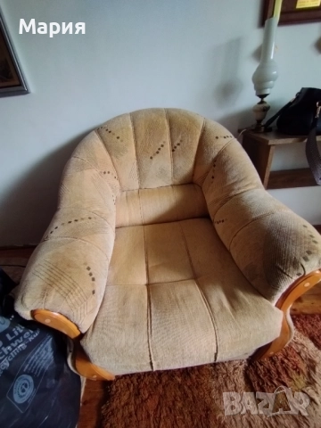 Мека мебел диван и кресло, снимка 4 - Дивани и мека мебел - 52593799