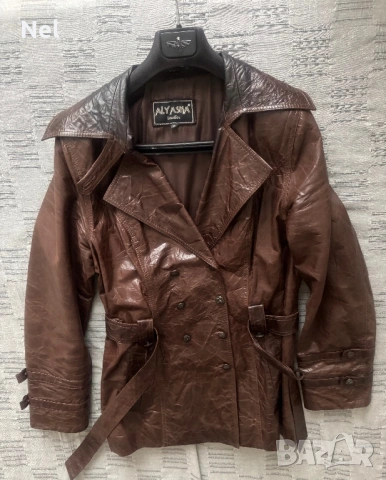 Дамско яке естествена кожа, снимка 4 - Якета - 51768249