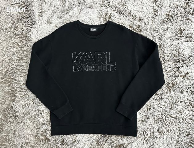 Мъжка блуза Karl Lagerfeld, Размер L, снимка 2 - Блузи - 46435110
