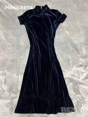 Официална дамска рокля в син цвят, снимка 1 - Рокли - 45127308