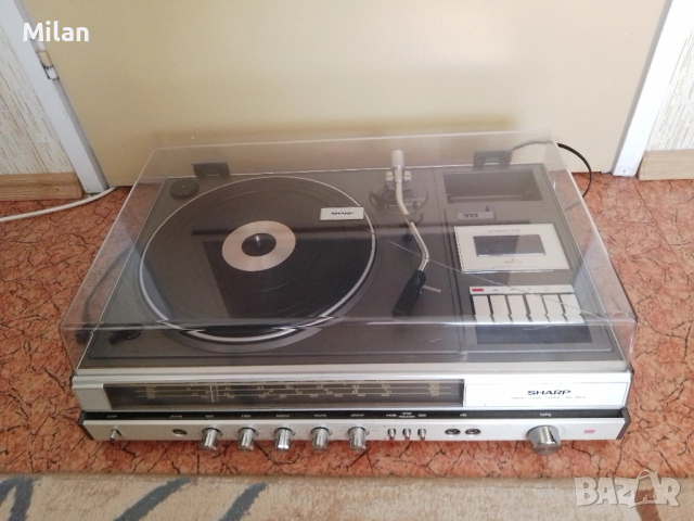 Грамофон SHARP+Радио, произведен в Япония, снимка 5 - Друга електроника - 52525520