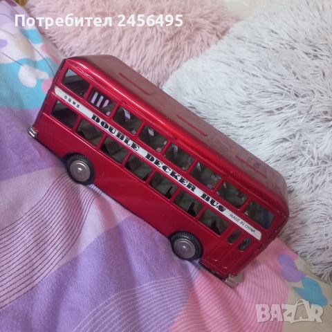 колекционерски метален двуетажен автобус., снимка 1 - Колекции - 46348058