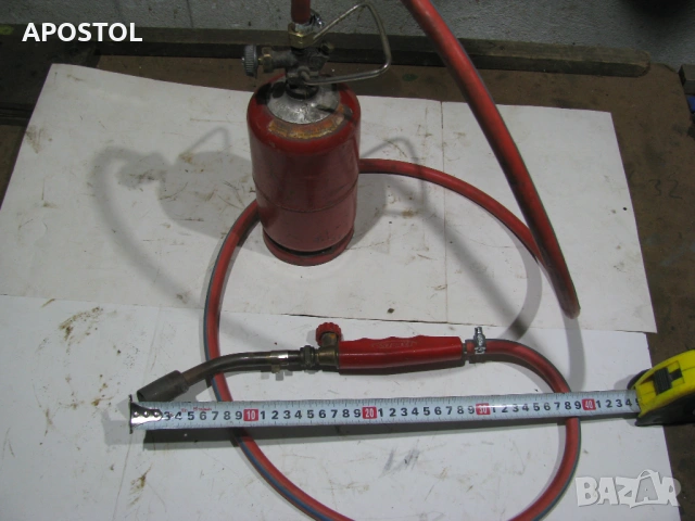  	Газова бутилка в комплект с горелка