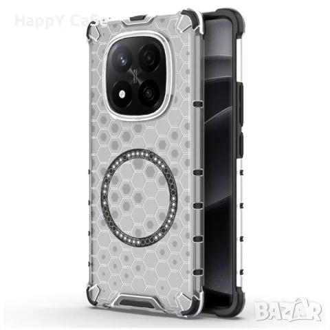 Xiaomi Redmi Note 14 Pro / 14 Pro+ / HONEYCOMB MAGSAFE Удароустойчив кейс гръб калъф