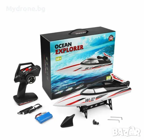 Високоскоростна RC лодка The Wave rider 35km/h-ПРОМО, снимка 1 - Друга електроника - 47085240