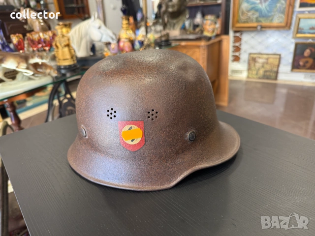 Немска полицейска/пожарникарска каска M34. №7904