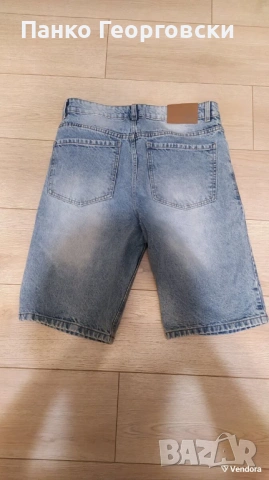 Мъжки дънкови къси панталони, снимка 2 - Къси панталони - 53429569