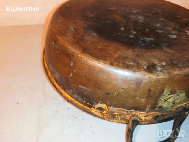 Тава с железни дръжки 18, снимка 10 - Антикварни и старинни предмети - 52539997