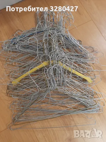 100бр метални закачалки от химическо