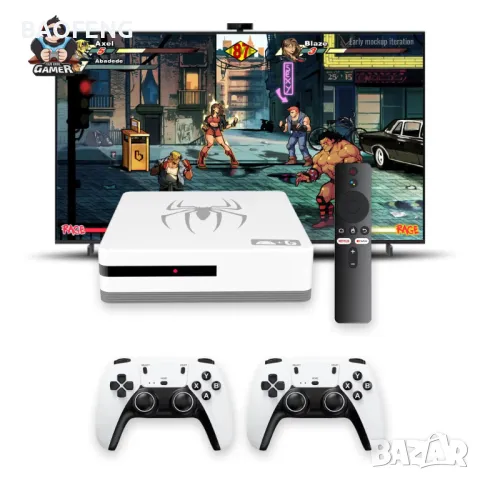 %Нова G7 Android 40,000 игри 15000 канала 14 Игрова конзола и tv box в едно Plus Gaming TV Box , снимка 6 - Игри за PlayStation - 48853568