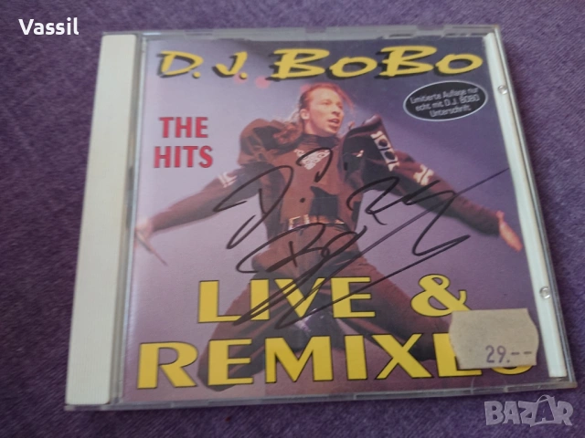 CD D.J.BOBO Limited Edition с автограф! или 10x maxiCD DJ BOBO Хитове 90те, снимка 2 - CD дискове - 49351233