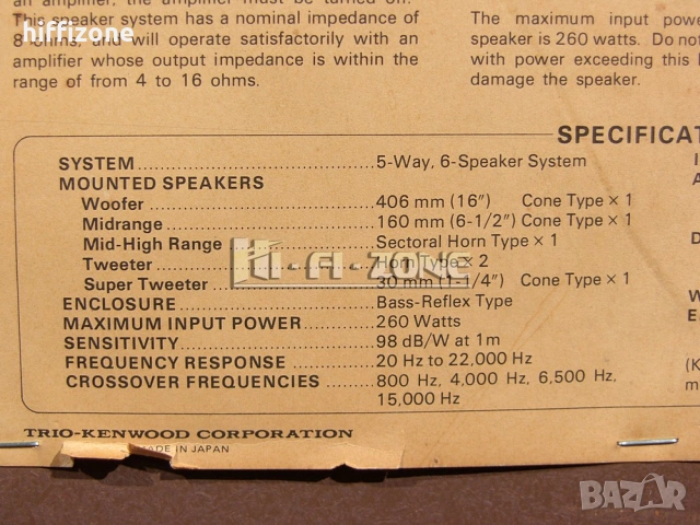 Тонколони   Kenwood kl-888s /1 , снимка 8 - Тонколони - 53428791