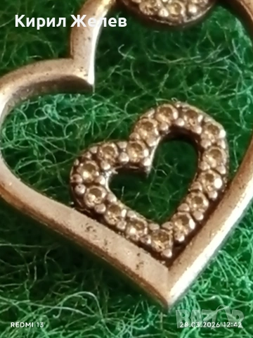 Сребърна висулка във формата на сърце ❤️ с символ безкрайност и цирконий нежно бижу 52927, снимка 4 - Колиета, медальони, синджири - 54005259